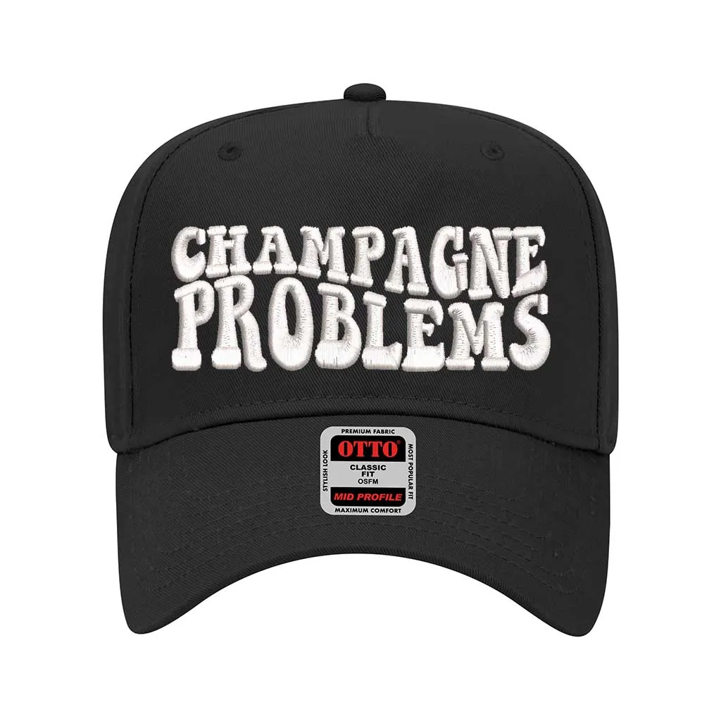 Champagne Problems 5 Panel Baseball Hat