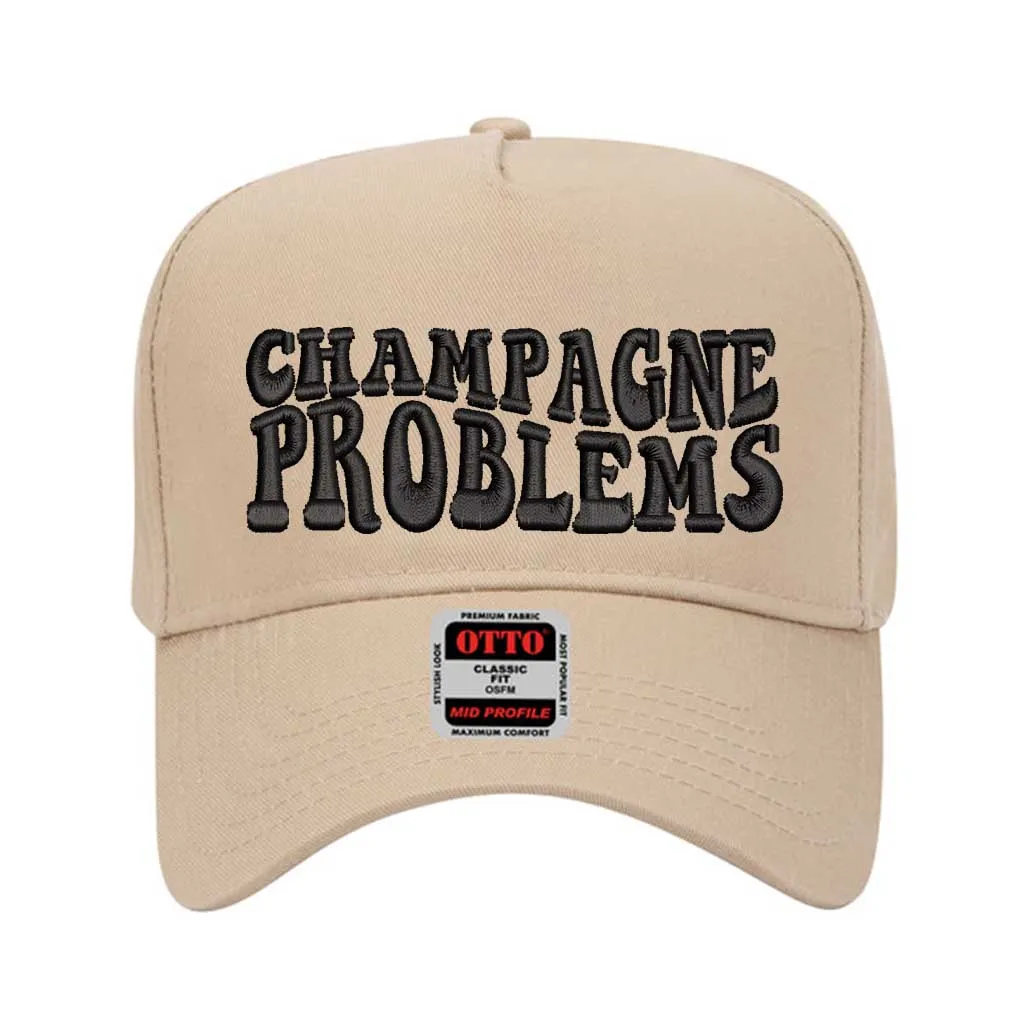 Champagne Problems 5 Panel Baseball Hat