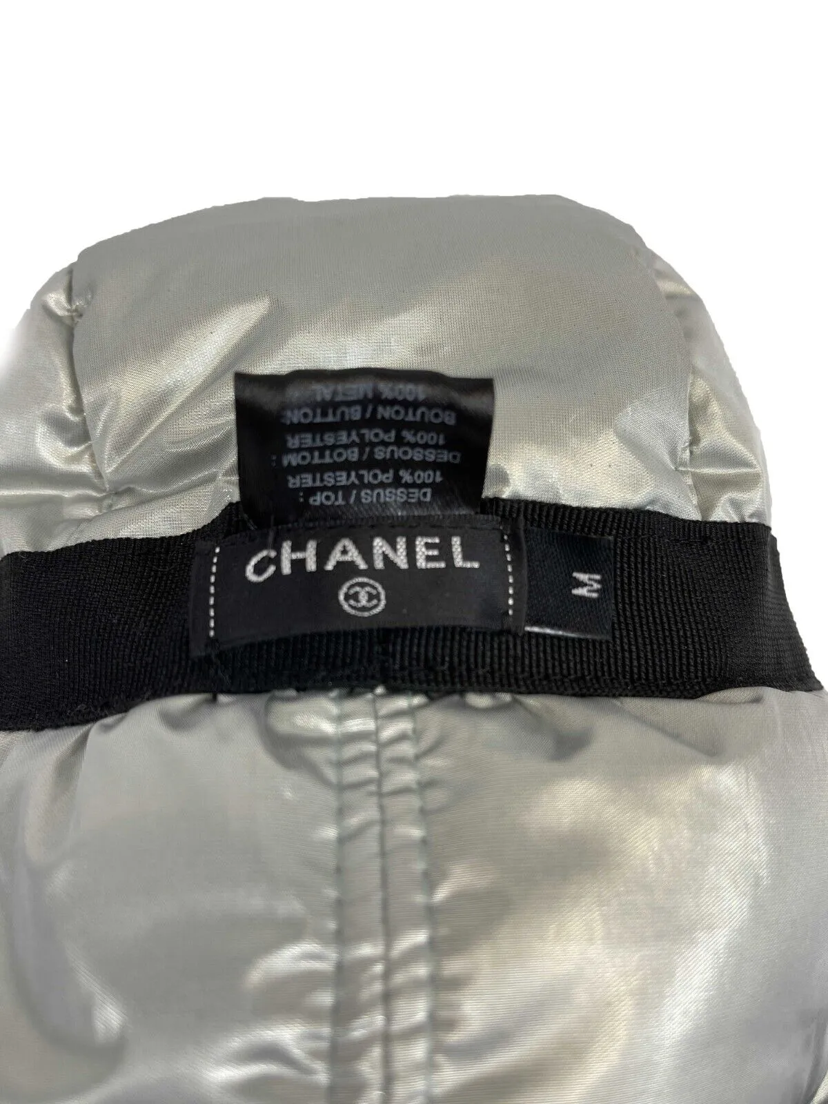 Chanel - Coco Neige Collection Hat - Green, Grey - Size M - Never Used!