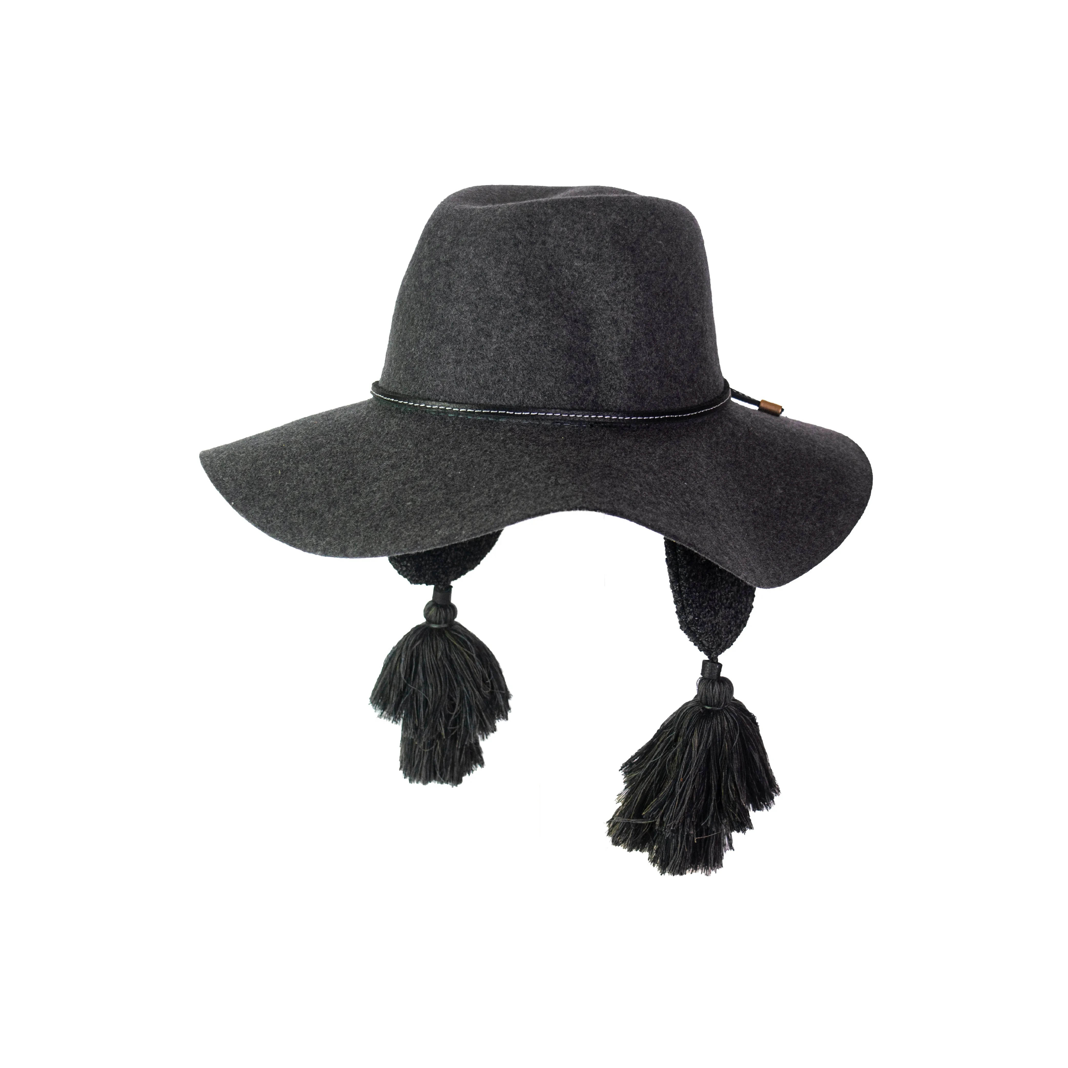 Classic Long Brim Felted Hat