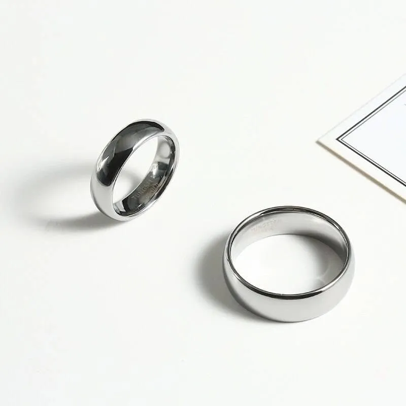 Classic Tungsten Wedding Band