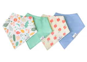 Copper Pearl - Bandana Bib (4 pack) - Veggies