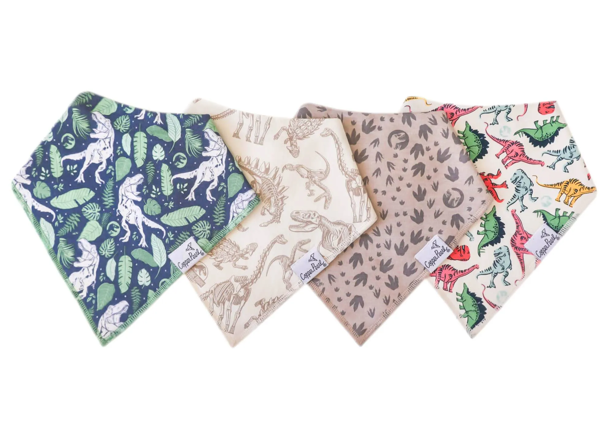 Copper Pearl Jurassic Park Bandana Bib Set