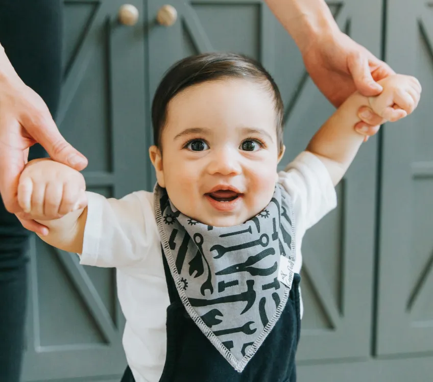 Copper Pearl Single Bandana Bib - Diesel