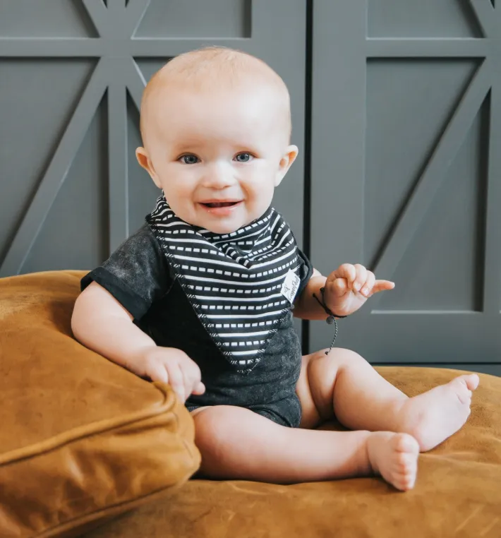 Copper Pearl Single Bandana Bib - Diesel