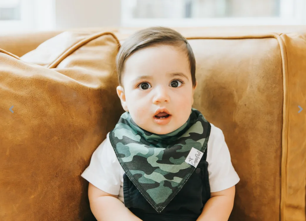 Copper Pearl Single Bandana Bib - Diesel