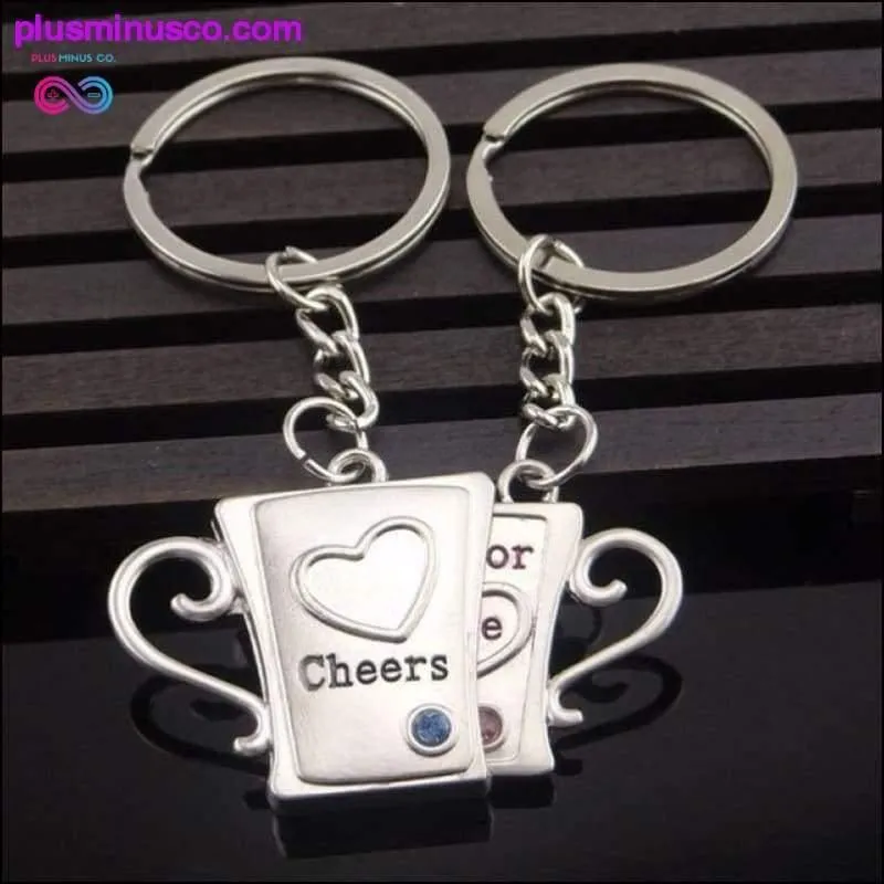 Couple Keychain Novelty Gift for Anniversaries, Valentines day