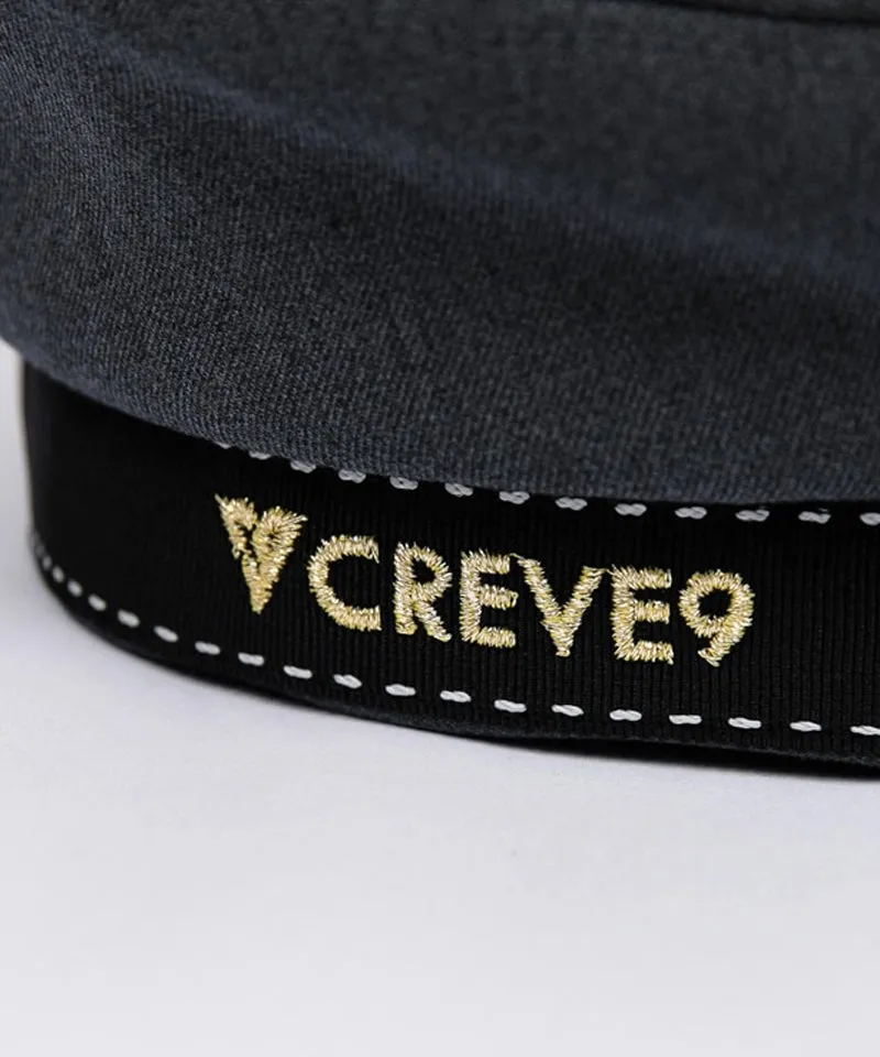 CREVE NINE: Ribbon Beret - Charcoal