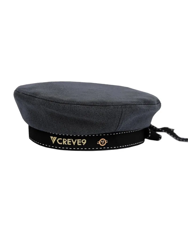 CREVE NINE: Ribbon Beret - Charcoal