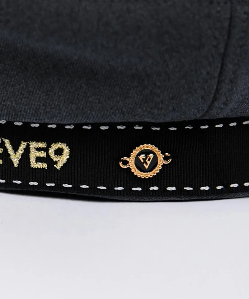 CREVE NINE: Ribbon Beret - Charcoal