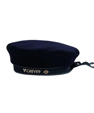 CREVE NINE: Ribbon Beret - Navy
