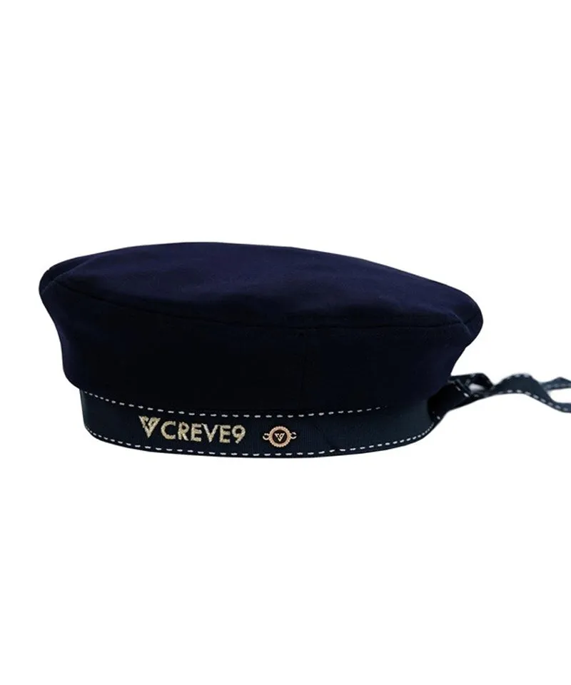 CREVE NINE: Ribbon Beret - Navy