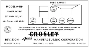 CROSLEY-9-119