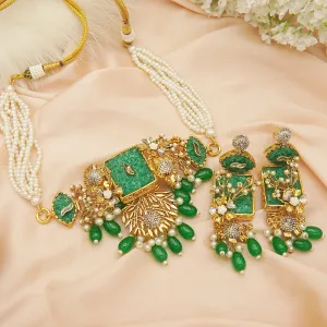 Crushed Stone Designer Choker Set
