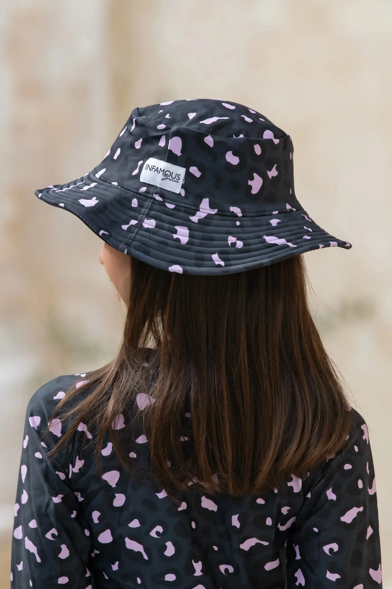 Daisy Swim Hat - Mellow Leopard