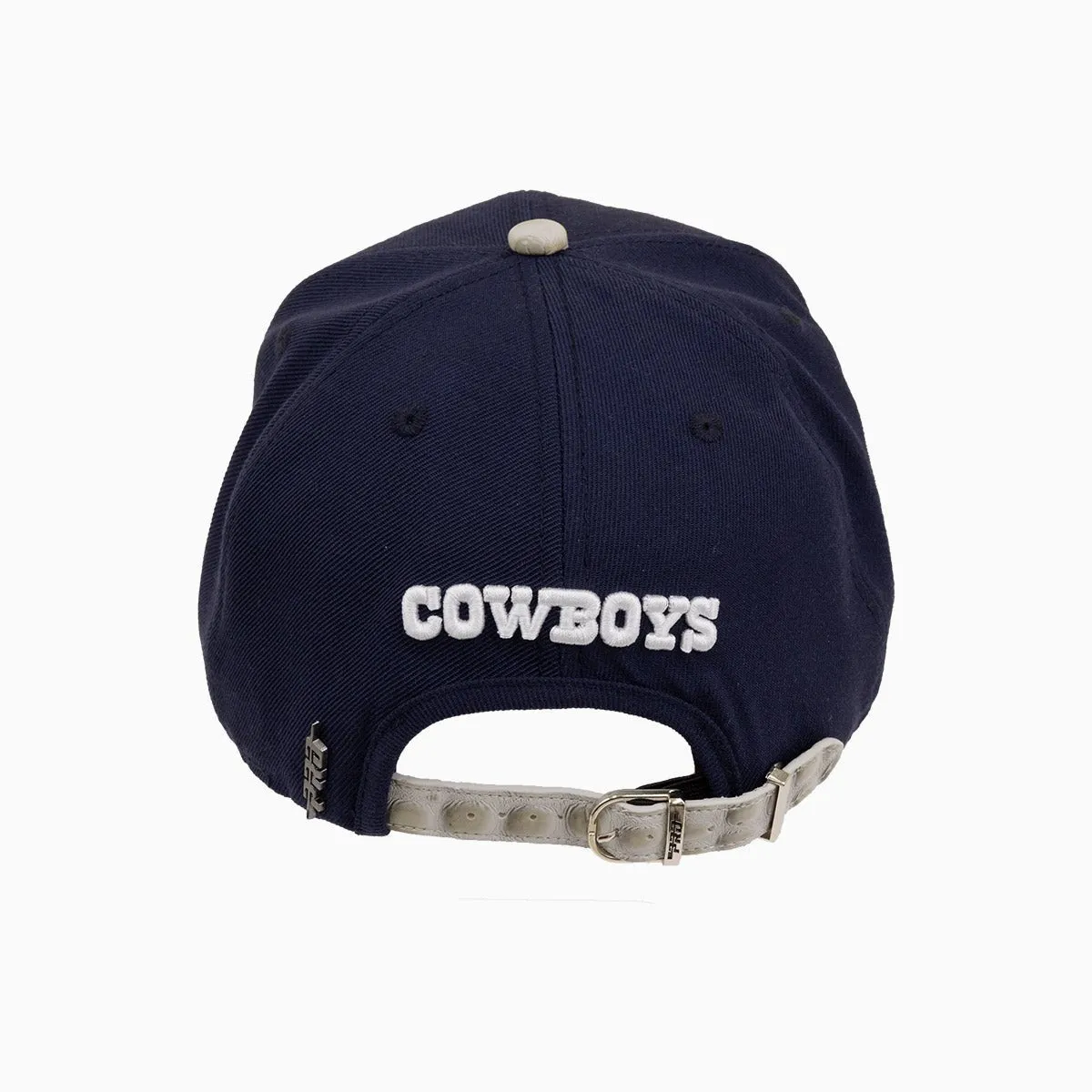 Dallas Cowboys NFL With Leather Visor Wool Flat Brim Snapback Hat