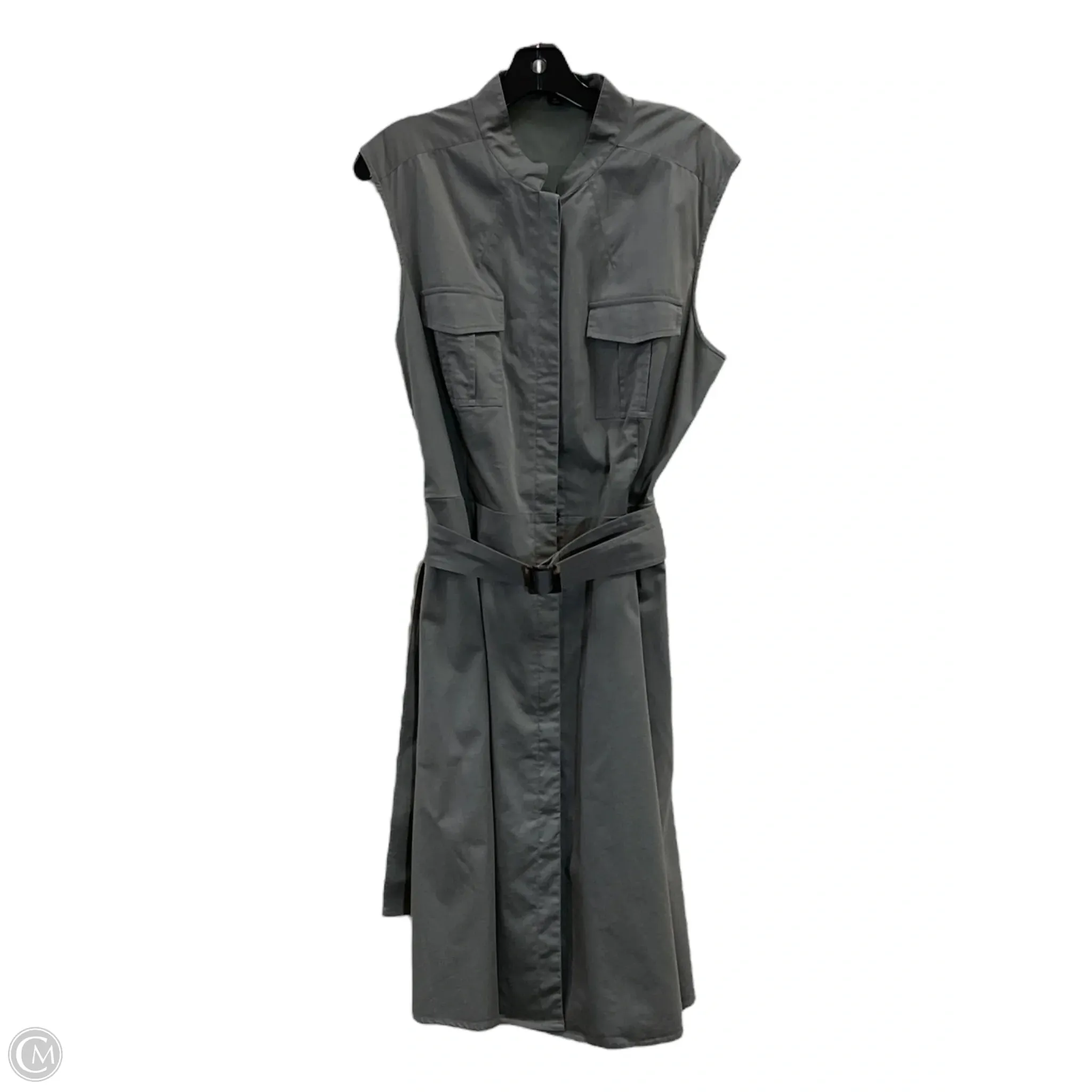 Dress Casual Midi By Ann Taylor In Green, Size: Xl
