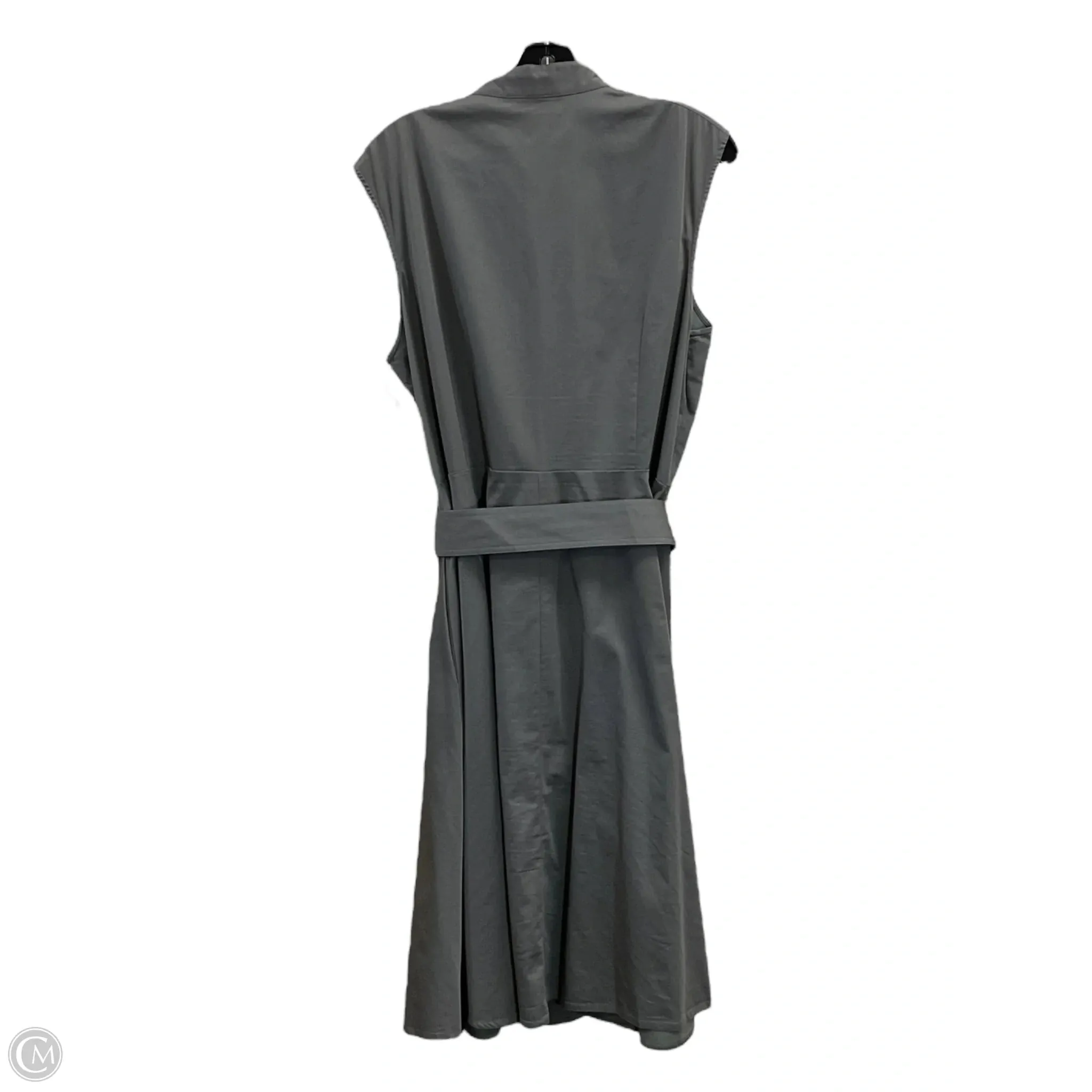 Dress Casual Midi By Ann Taylor In Green, Size: Xl