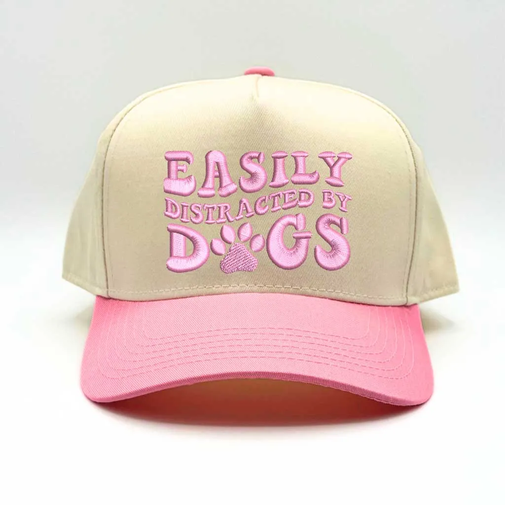 Easily Distracted By Dogs Baseball Cap