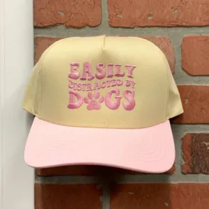 Easily Distracted By Dogs Baseball Cap