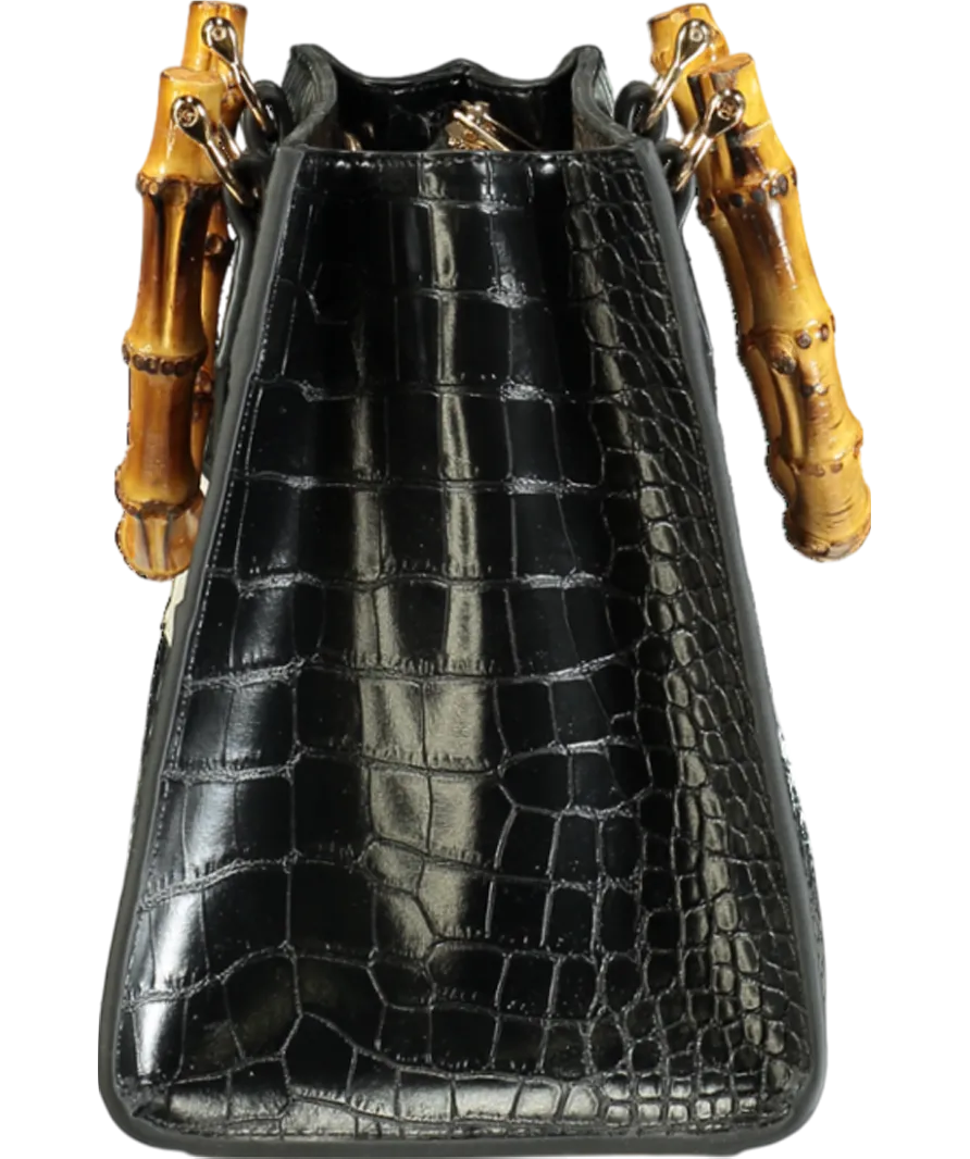Eden Reflex Luxury Vegan Black Isadora  Handbag