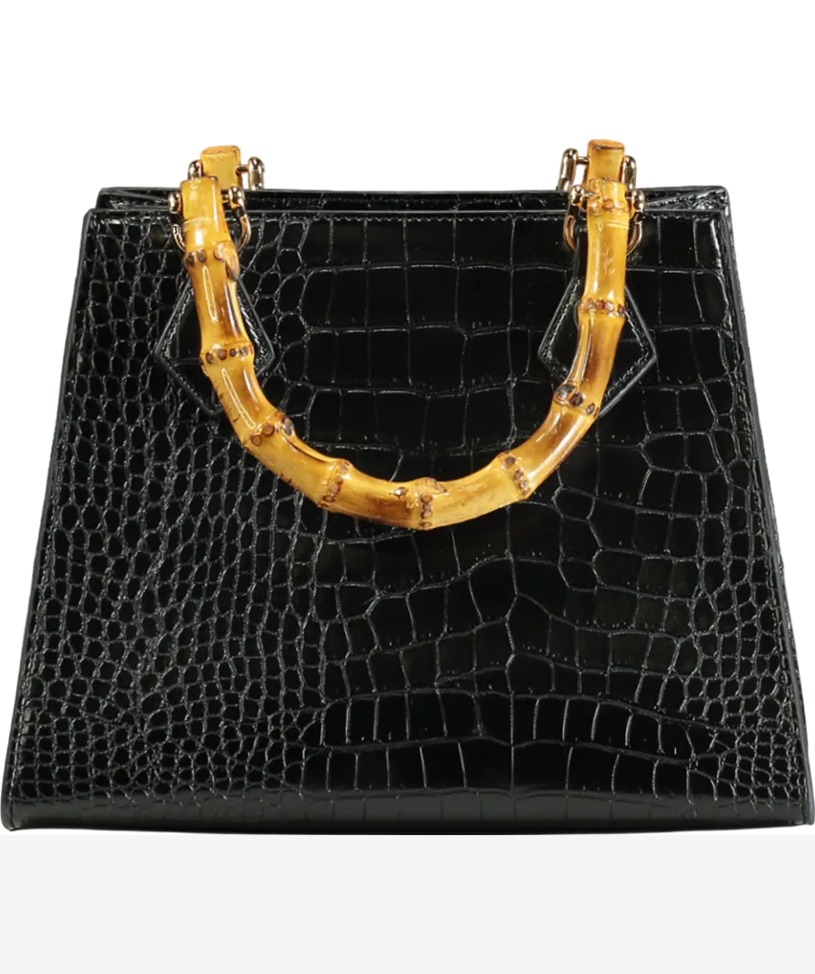 Eden Reflex Luxury Vegan Black Isadora  Handbag