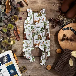 Enchanted Forest Footed Romper