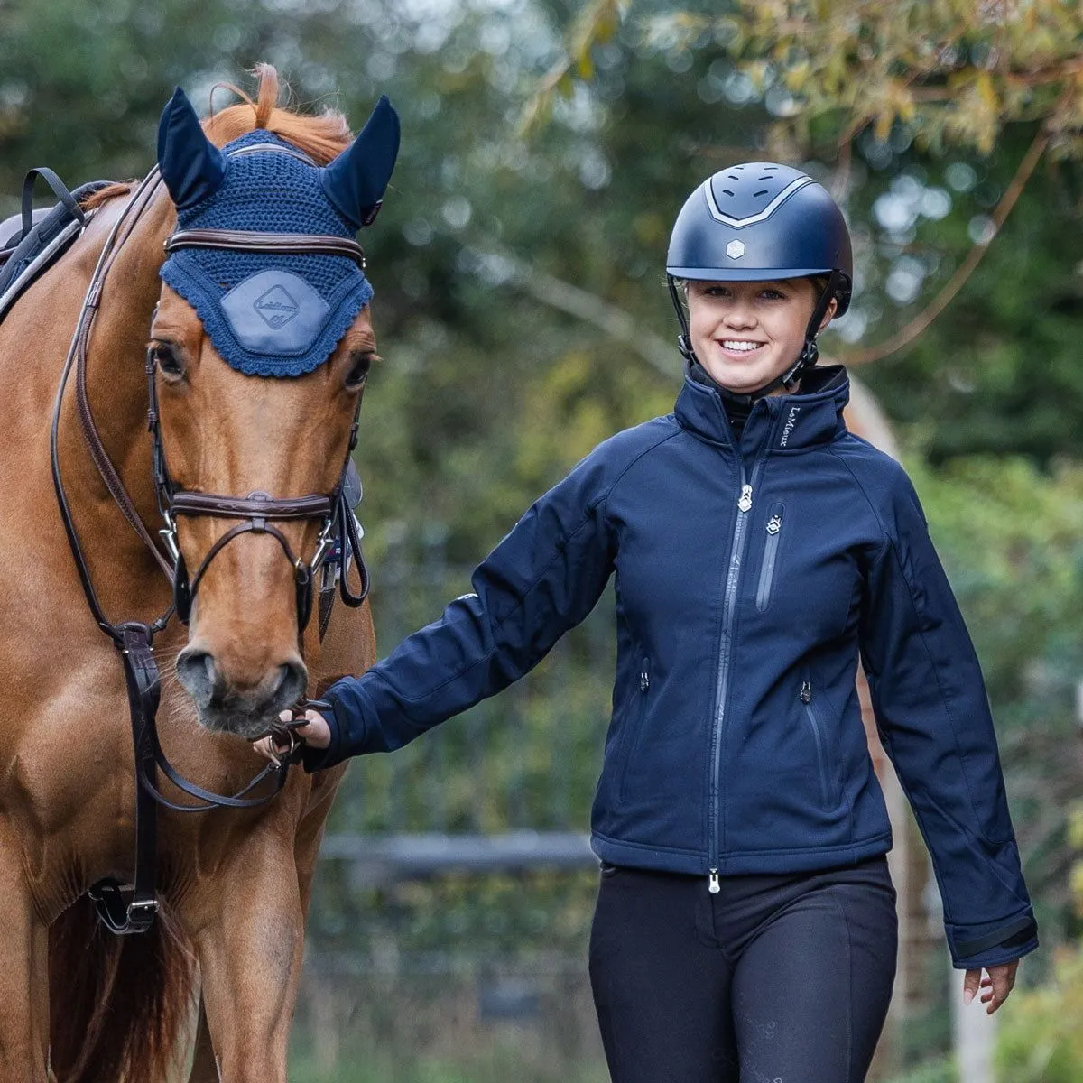 EQX Kylo Riding Hat - Navy Matte/Pewter