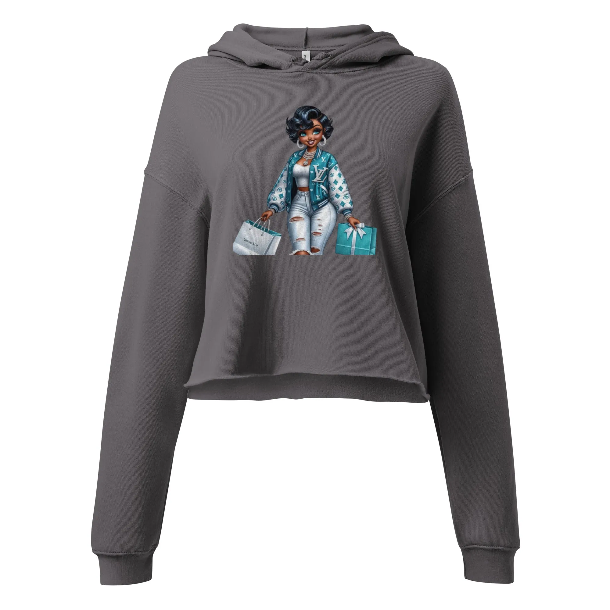Fashion T Crop Hoodie