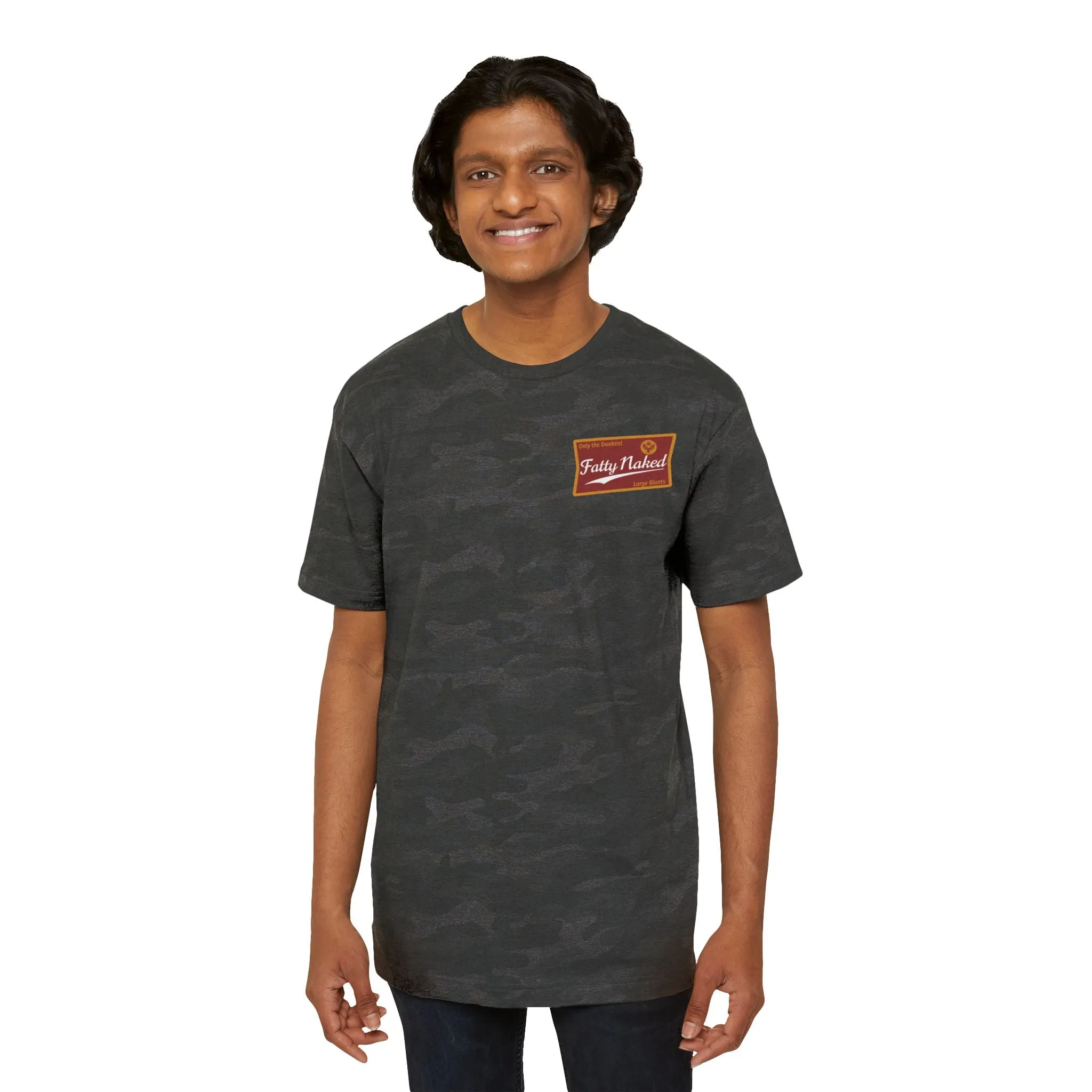 Fatty Naked Men's Fine Jersey Tee - Casual Statement Shirt for Everyday Wear