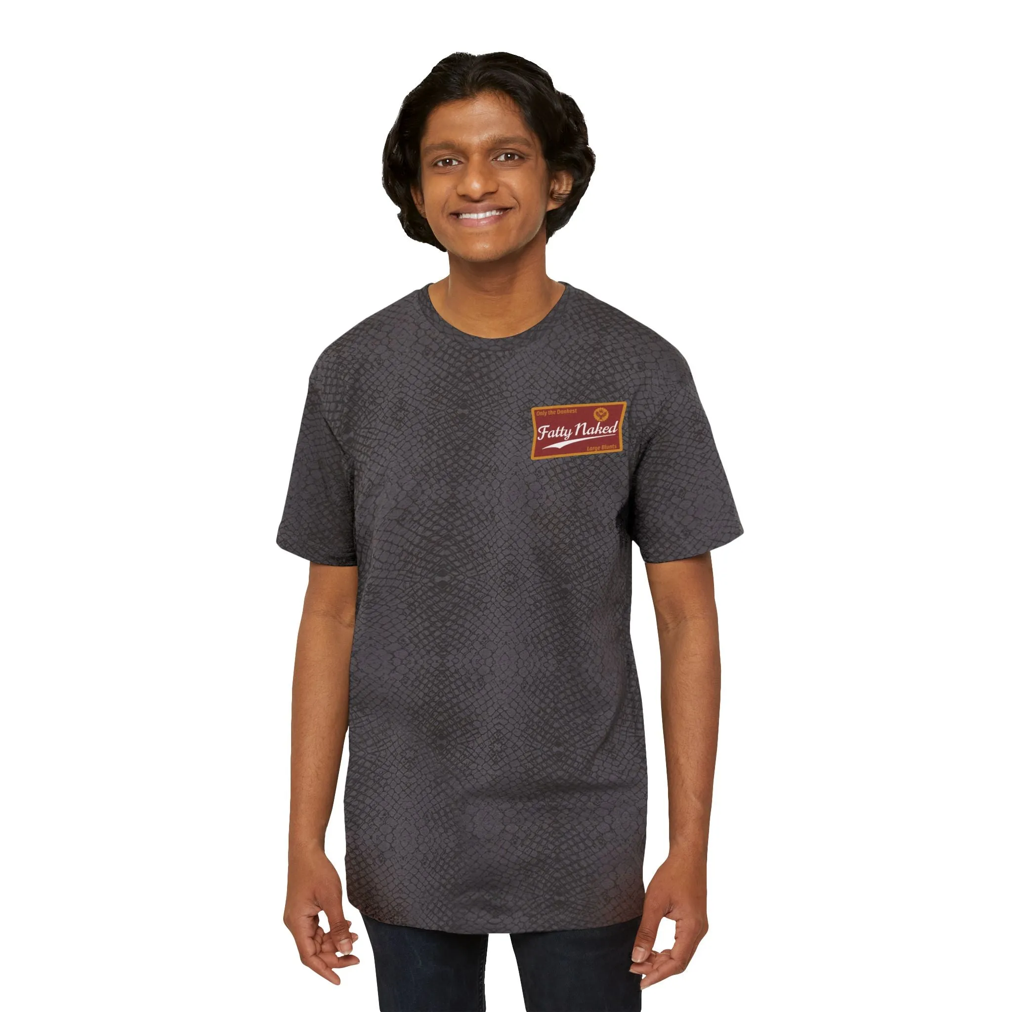 Fatty Naked Men's Fine Jersey Tee - Casual Statement Shirt for Everyday Wear