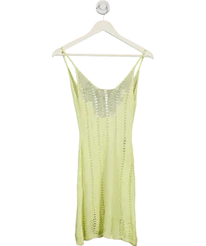 Flook The Label Yellow 100% Rayon Mini Dress UK XS