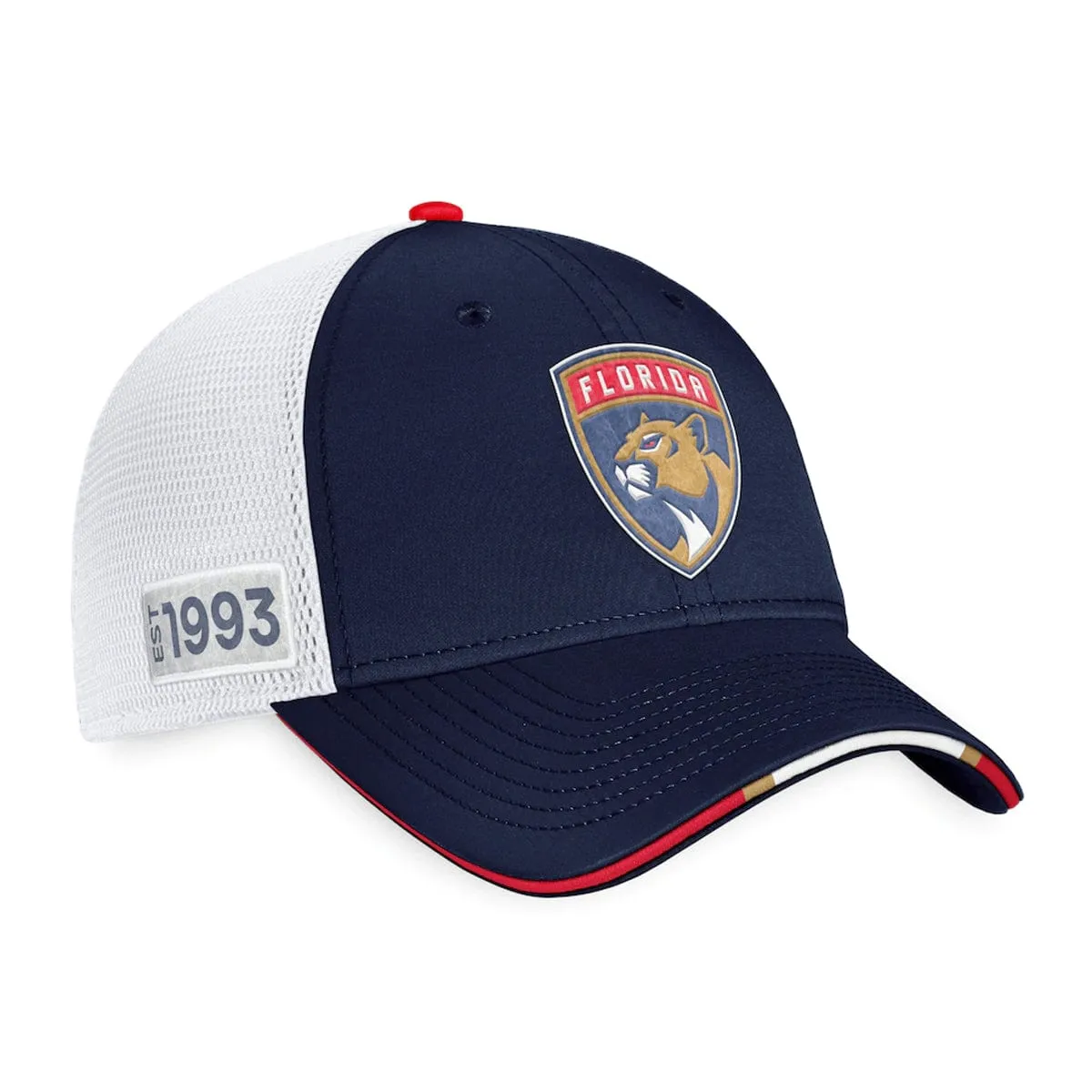Florida Panthers Fanatics Authentic Pro Draft Structured Trucker Hat