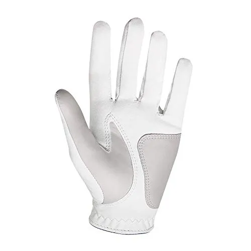 FootJoy Women's WeatherSof Golf Glove, White Large, Worn on Right Hand