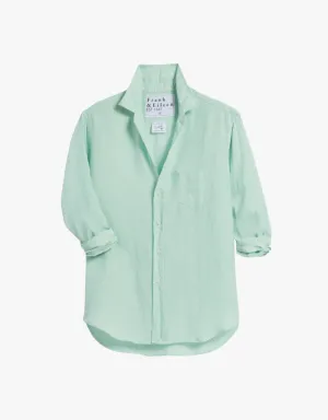Frank & Eileen "Eileen" Relaxed Button Up Shirt in Seafoam (Italian Classic Linen)