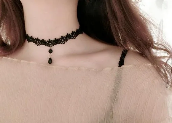 Free shipping! Fashion black collar neck chain sexy round clavicle wild temperament choker necklace Cowboy accessories jewlery