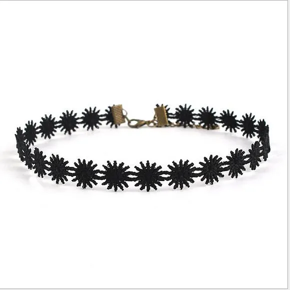 Free shipping! Fashion black collar neck chain sexy round clavicle wild temperament choker necklace Cowboy accessories jewlery