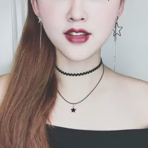 Free shipping! Fashion black collar neck chain sexy round clavicle wild temperament choker necklace Cowboy accessories jewlery