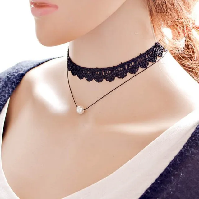 Free shipping! Fashion black collar neck chain sexy round clavicle wild temperament choker necklace Cowboy accessories jewlery