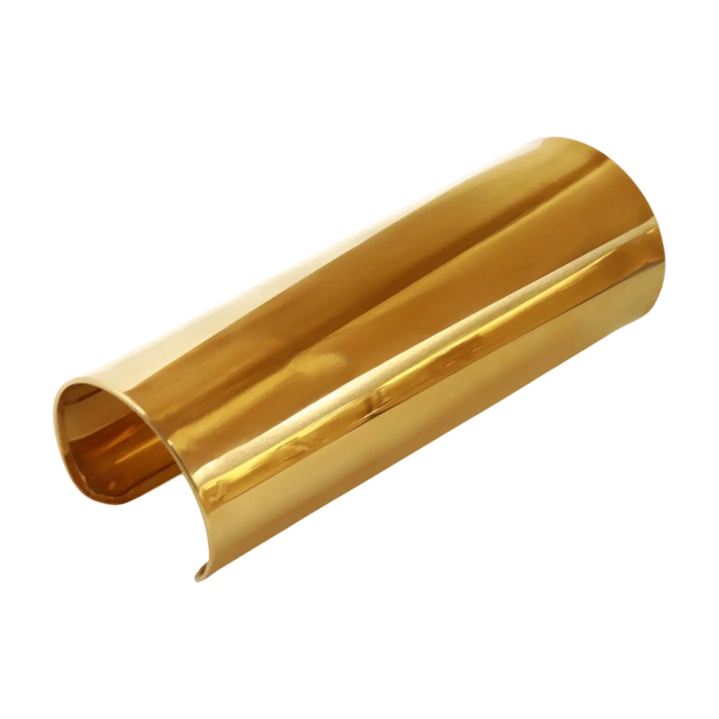 Gold Metal Extra Long Cuff Bracelet Jewelry Accessories Bling Wide