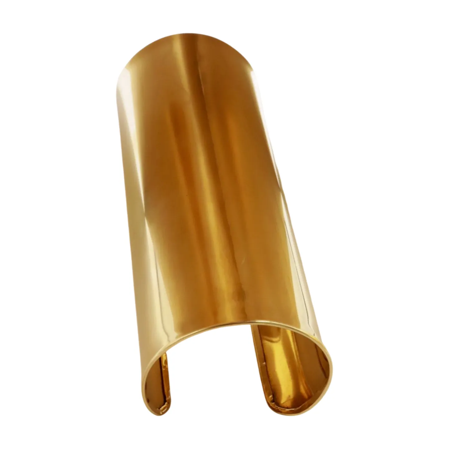 Gold Metal Extra Long Cuff Bracelet Jewelry Accessories Bling Wide