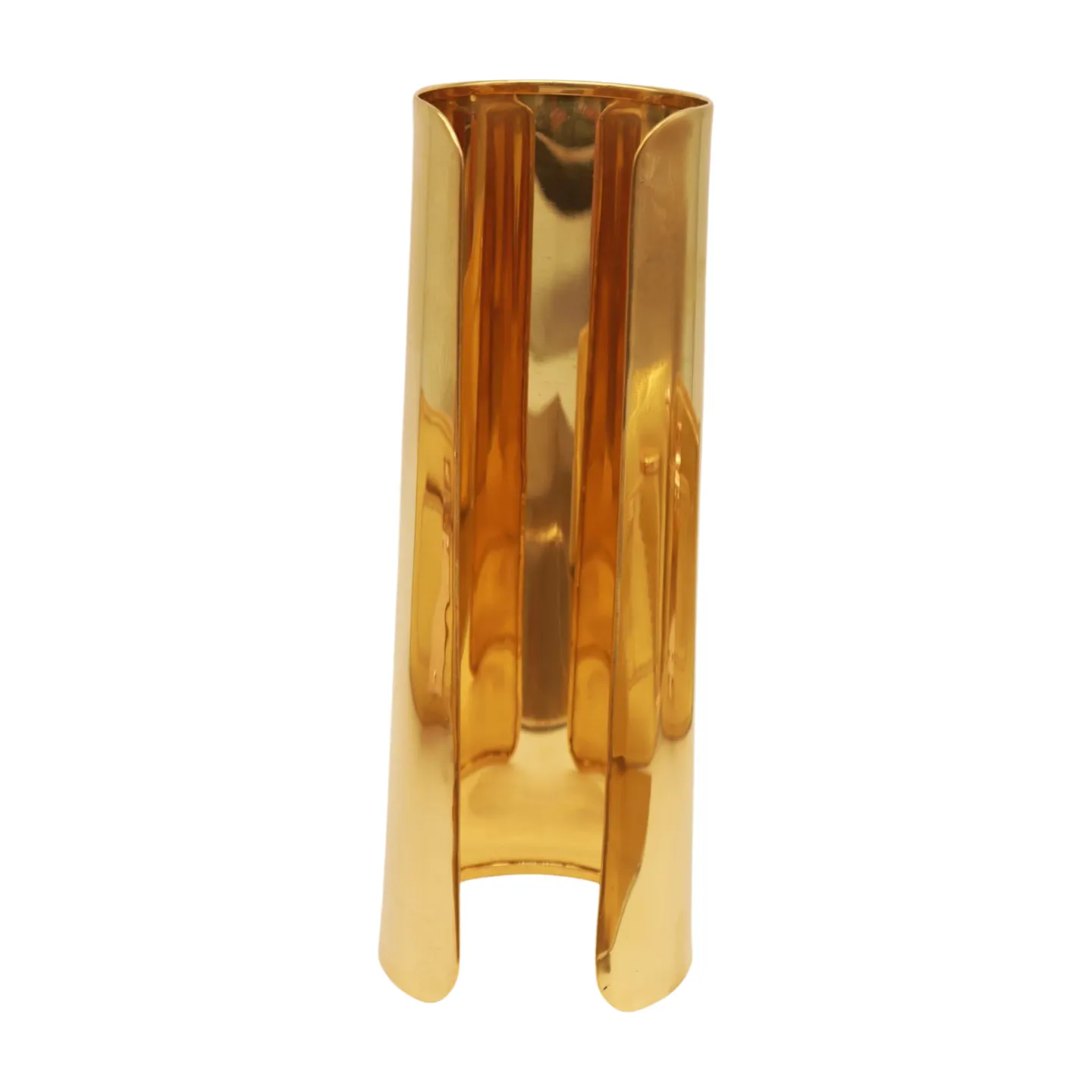 Gold Metal Extra Long Cuff Bracelet Jewelry Accessories Bling Wide