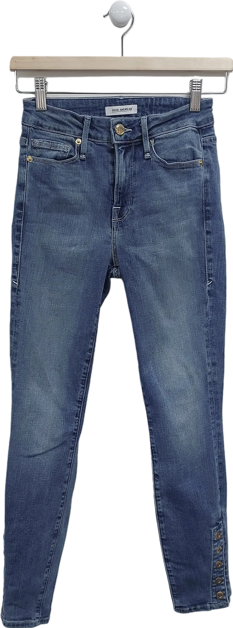 Good American Blue Good Legs Skinny Jeans W24