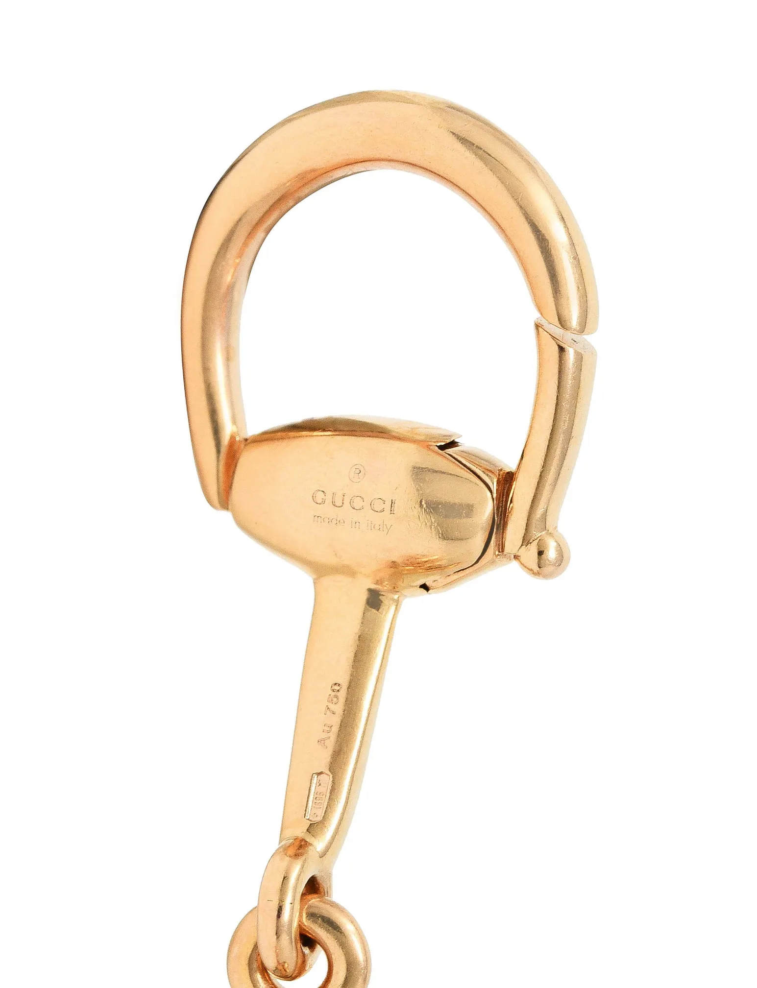 Gucci 18 Karat Rose Gold Horse-Bit Vintage Link Bracelet
