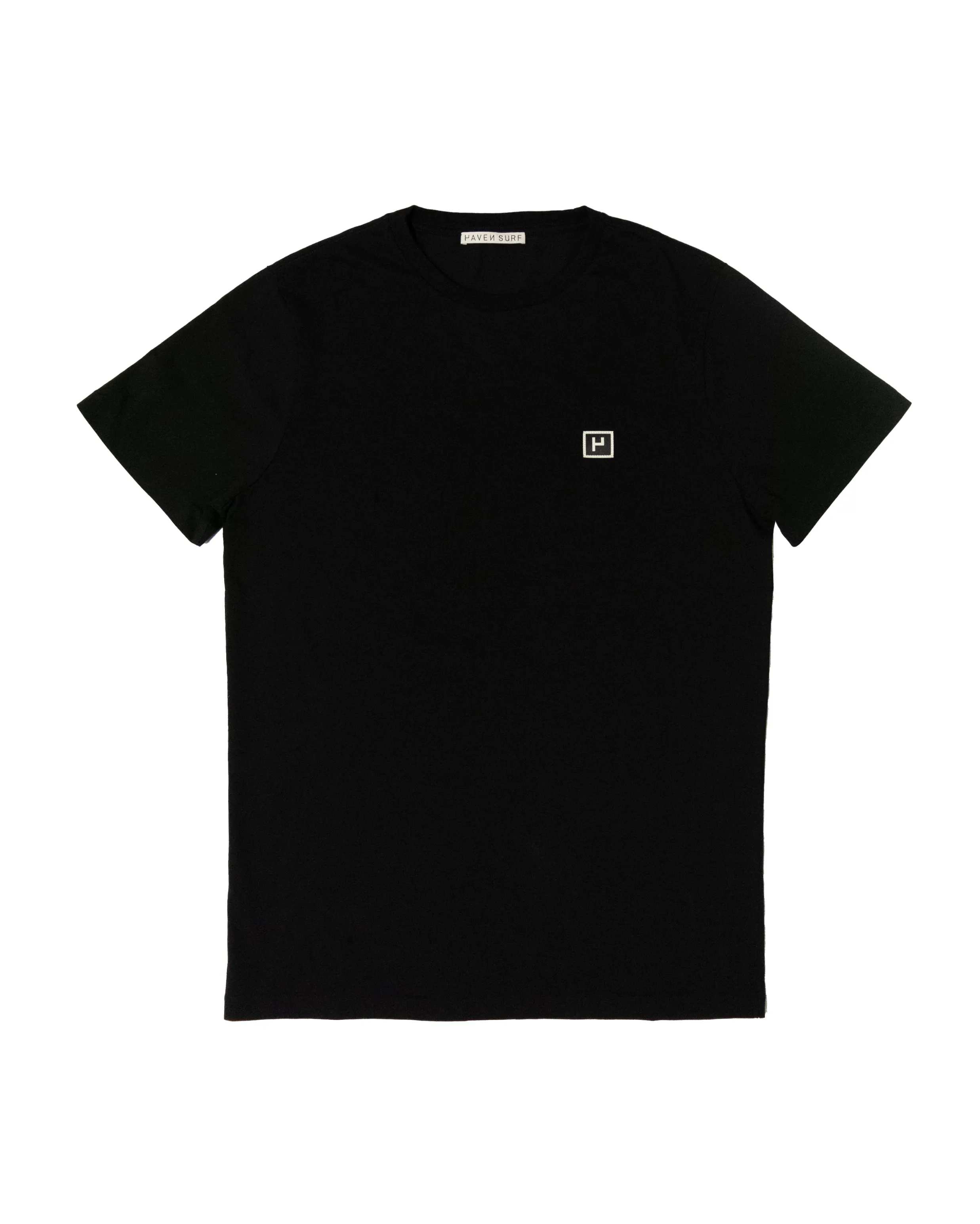 Haven Surf - Base Tee w/ H - logo patch - Black