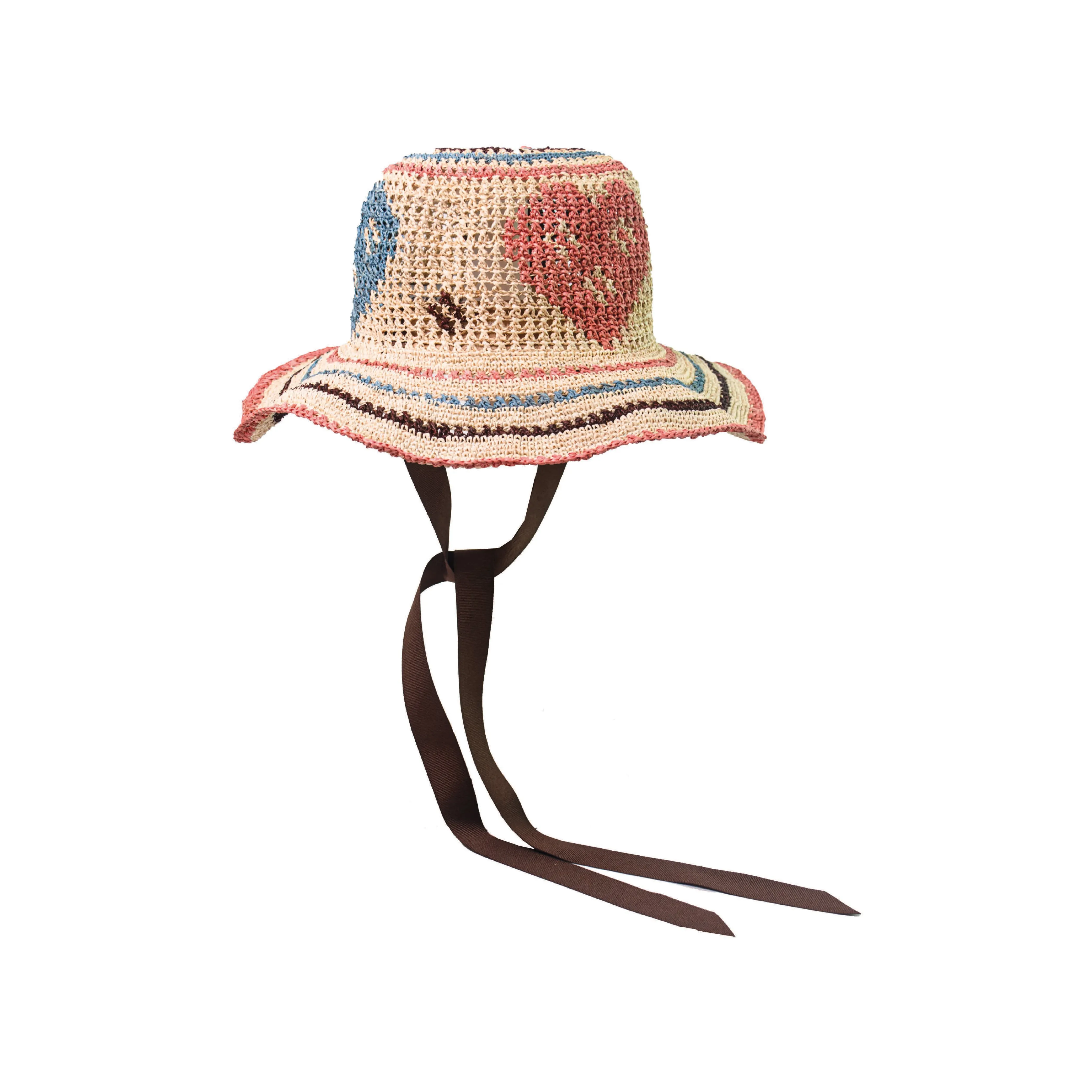 Hearts Beach Hat