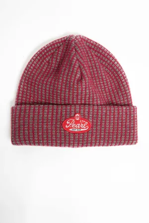 I.S.M. 'Pearl Lager' Red Cashmere Beanie