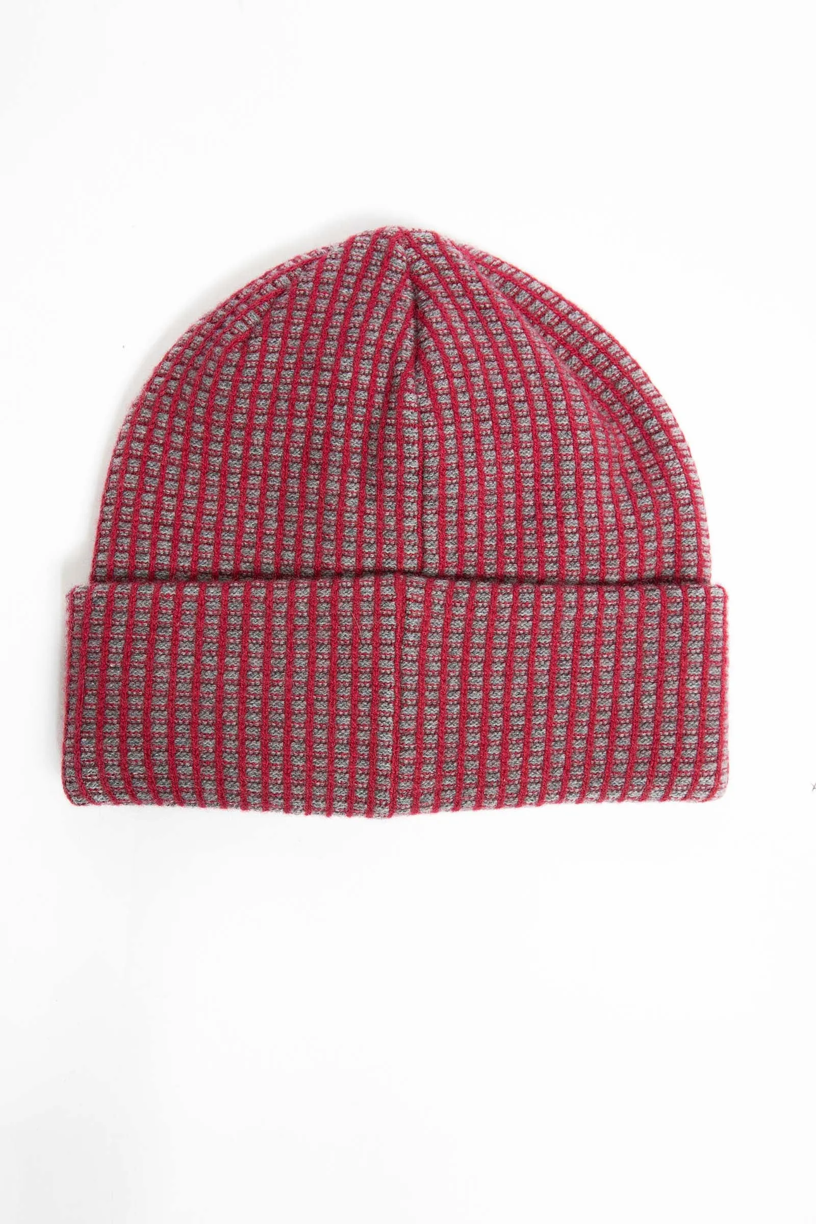 I.S.M. 'Pearl Lager' Red Cashmere Beanie