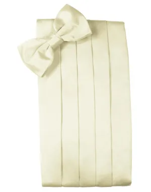 Ivory Luxury Kids Satin Cummerbund