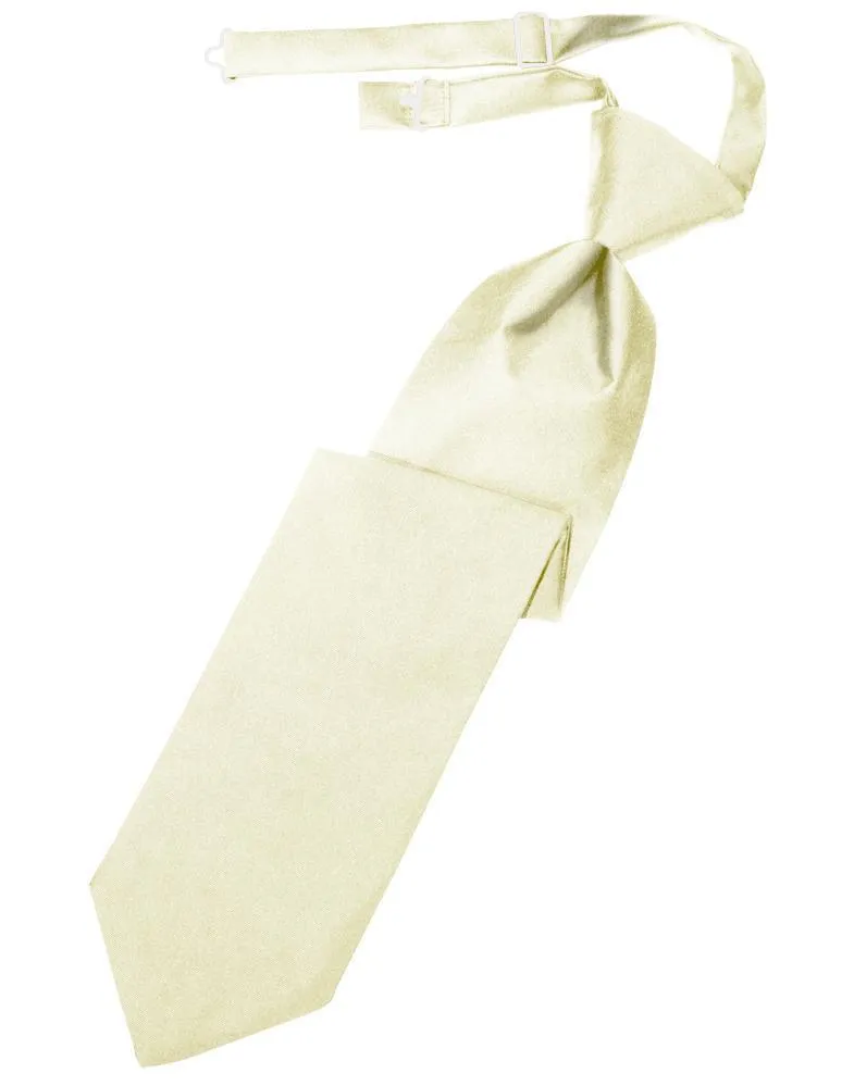 Ivory Luxury Satin Necktie